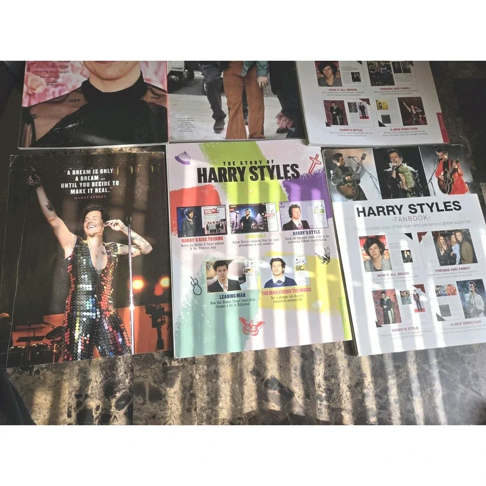 Harry Styles Magazine Lot Of 9 Excellent Condition One Direction Teen Pop Music